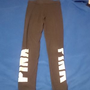 Pink leggings Victoria's secret size medium